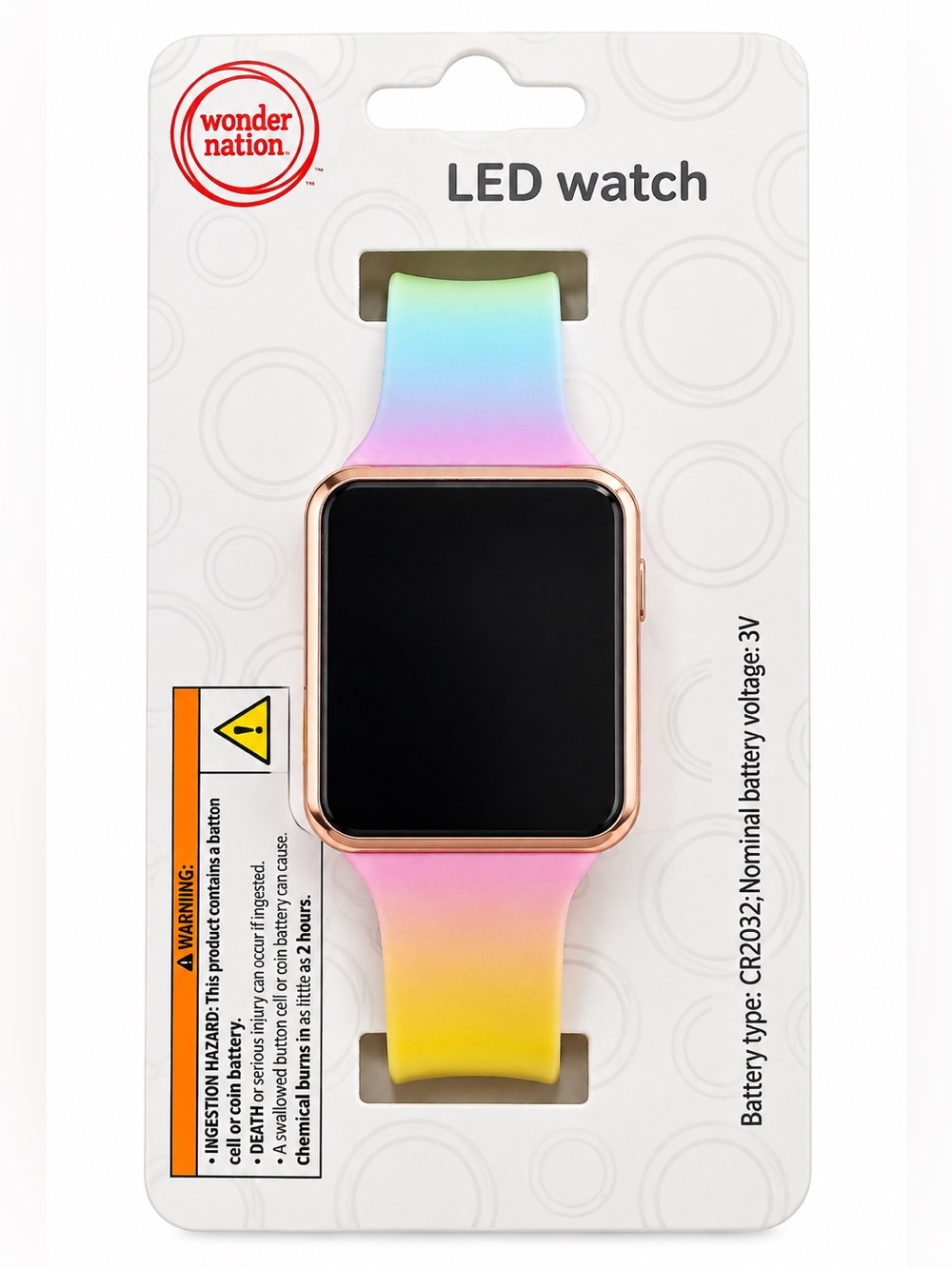 Wonder Nation Gradient LED Watch • BRAND NEW